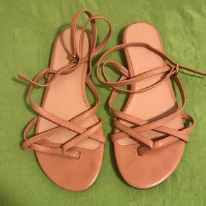 J. Crew Leather Strappy Sandals sz. 7